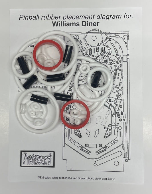 Williams Diner Pinball Machine Maintenance Kit