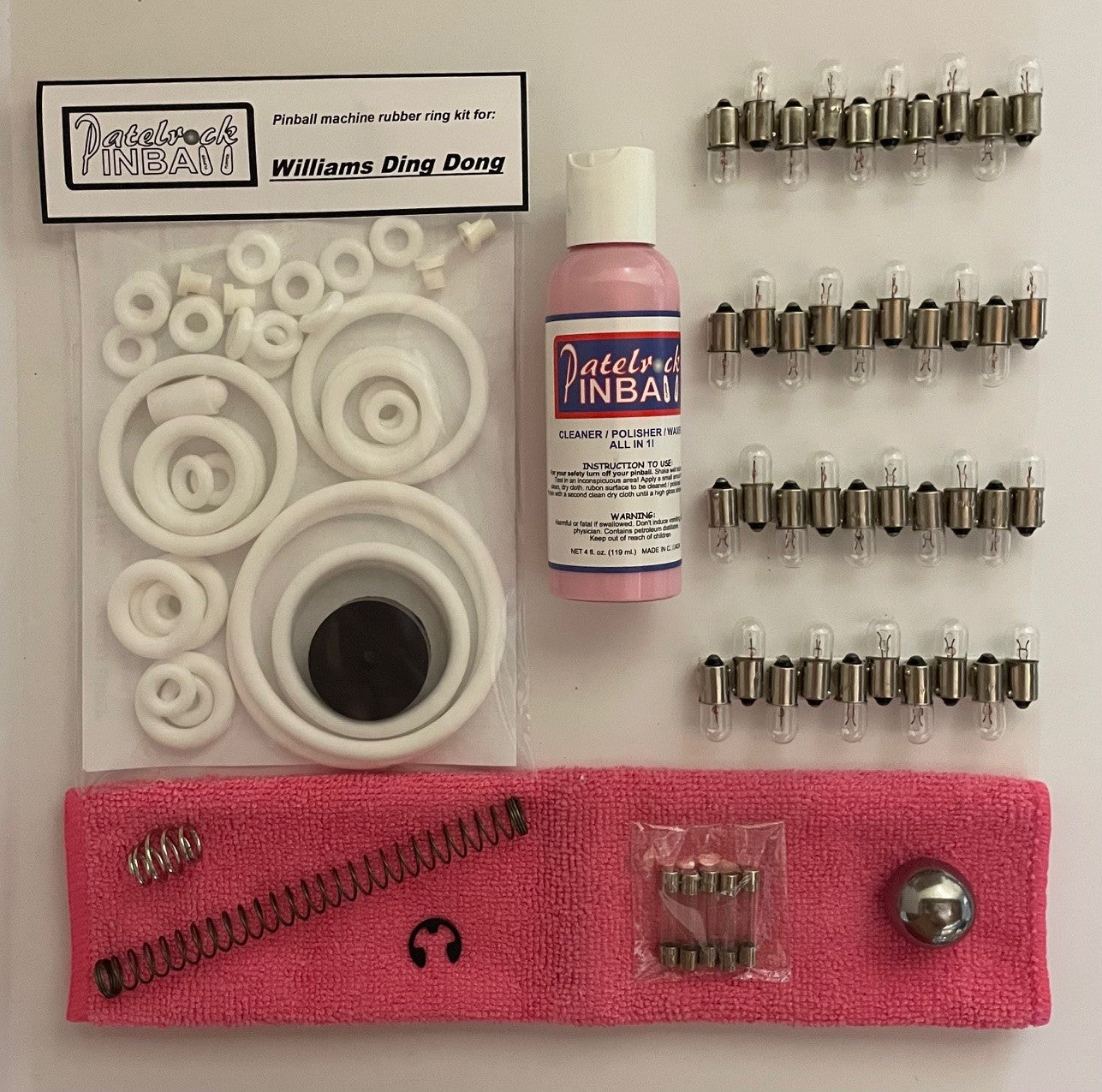 Williams Ding Dong Pinball Machine Maintenance Kit
