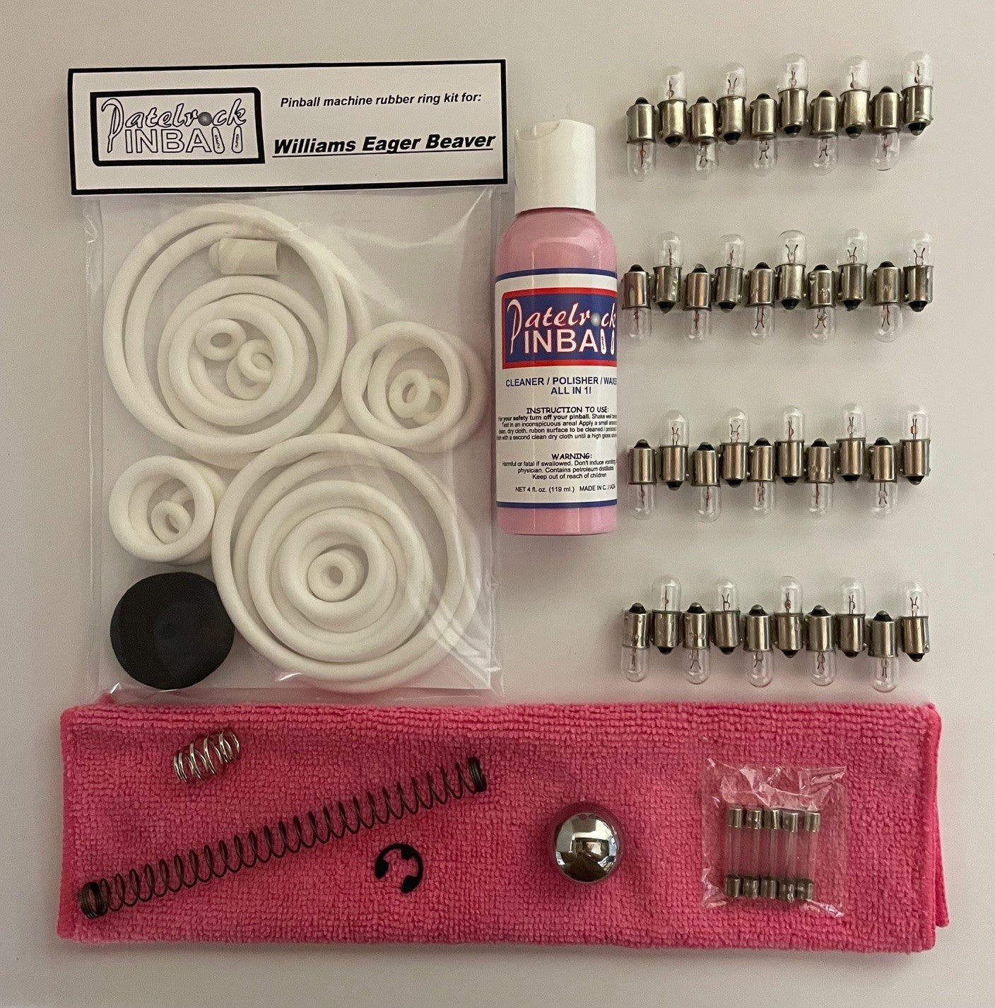 Williams Eager Beaver Pinball Machine Maintenance Kit