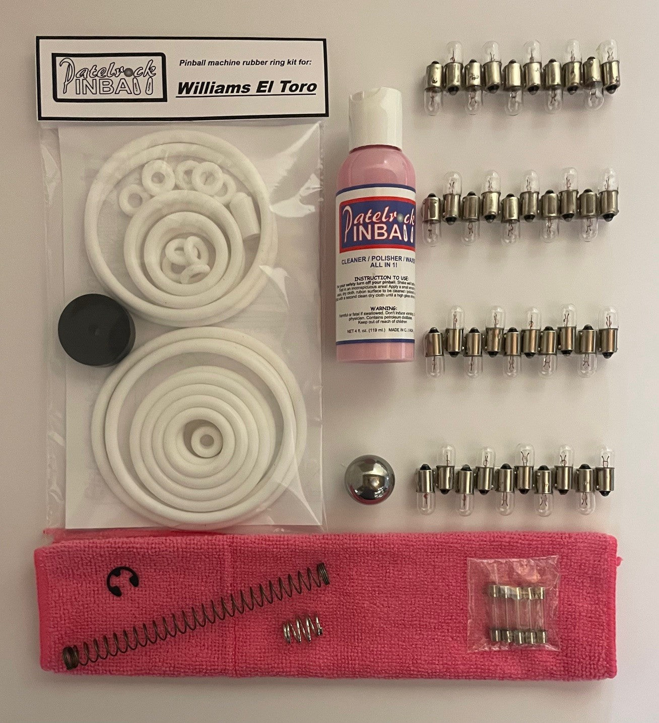 Williams El Toro Pinball Machine Maintenance Kit