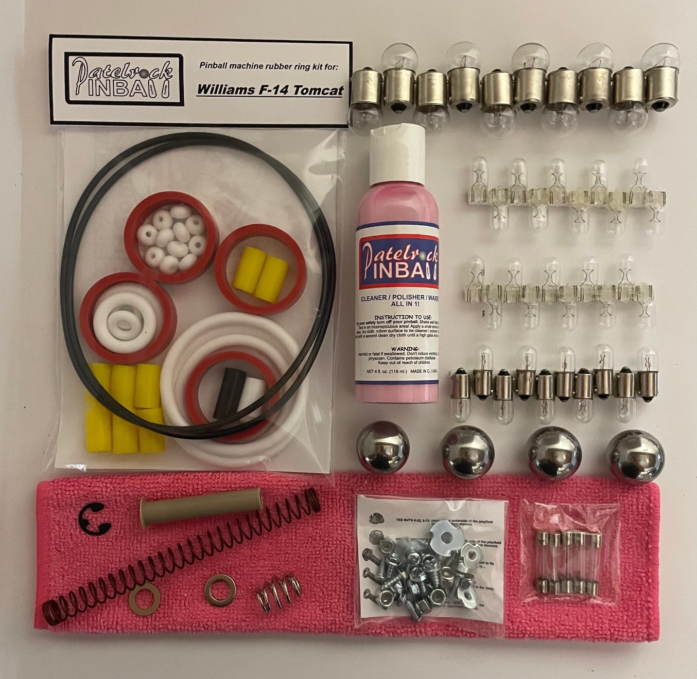 Williams F-14 Tomcat Pinball Machine Maintenance Kit