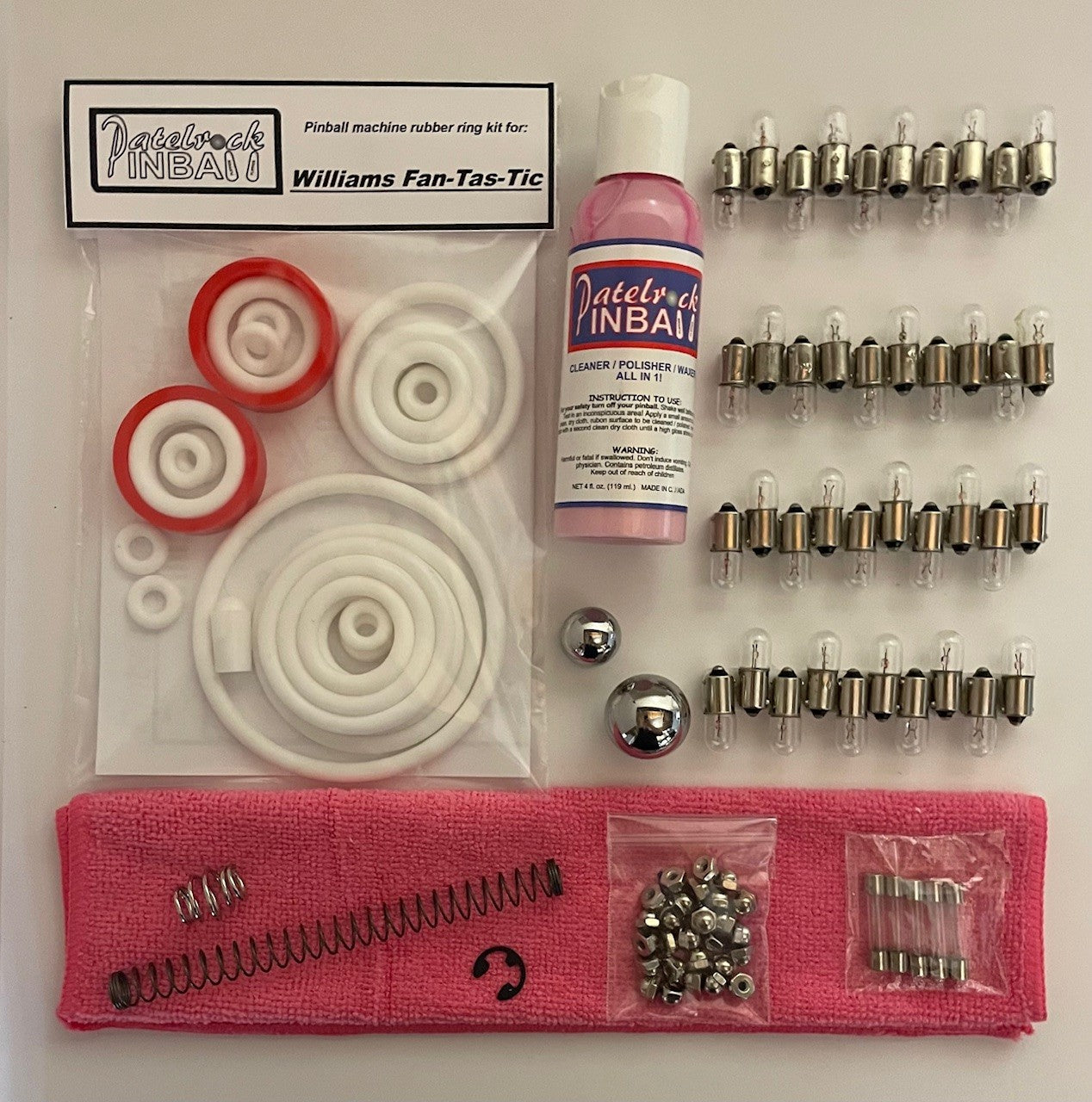 Williams Fan Tas Tic Pinball Machine Maintenance Kit