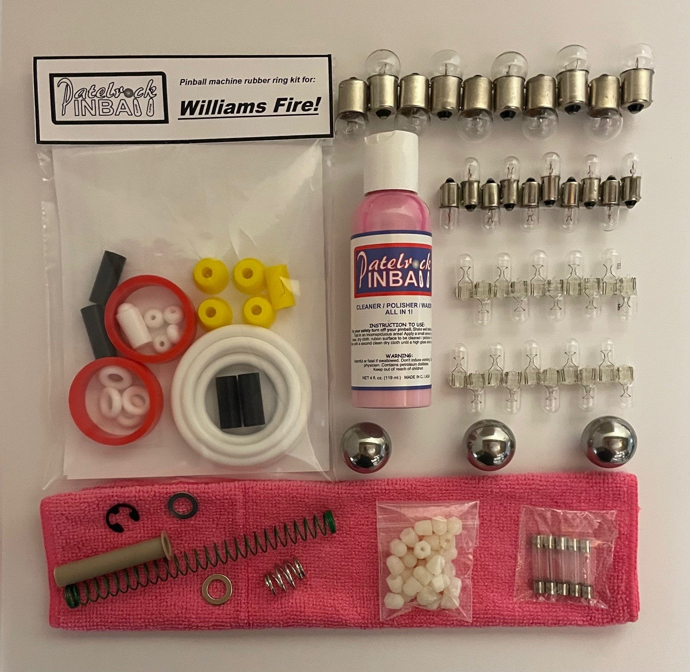 Williams Fire! Pinball Machine Maintenance Kit