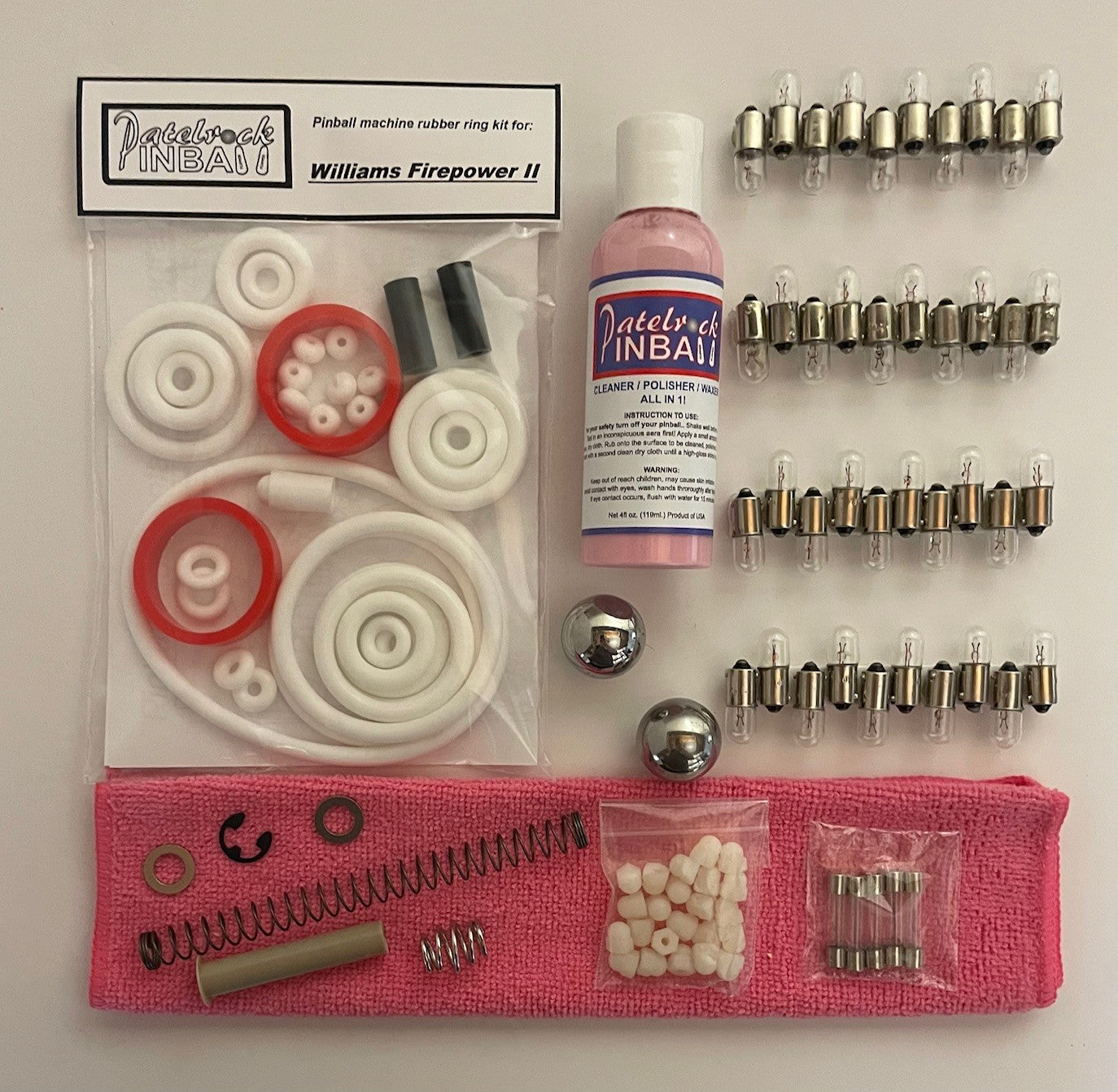 Williams Firepower II Pinball Machine Maintenance Kit