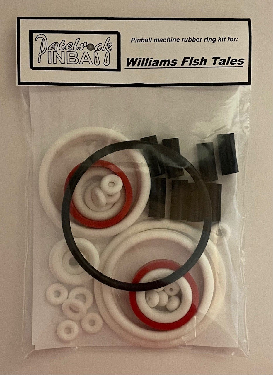 Williams Fish Tales Pinball Machine Rubber Ring Kit