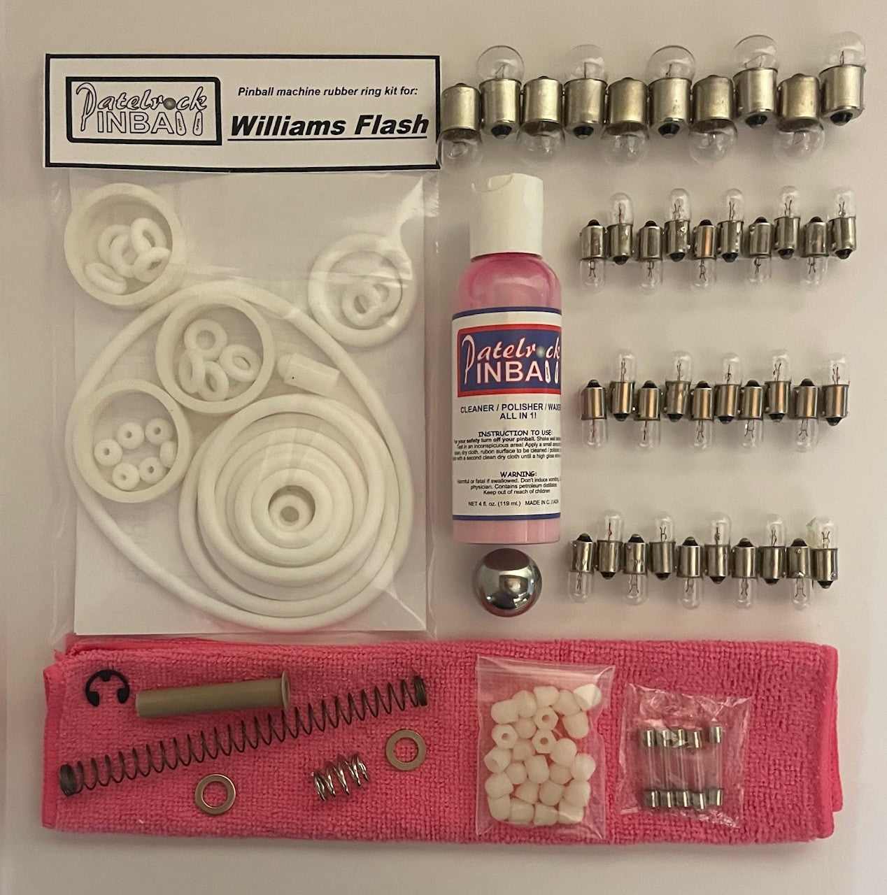 Williams Flash Pinball Machine Maintenance Kit