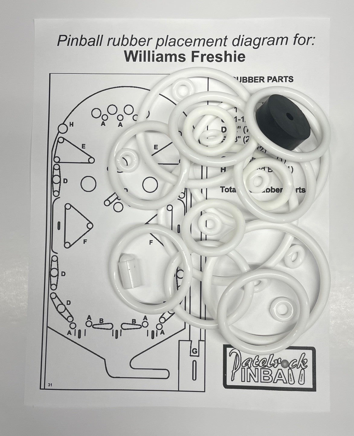 Williams Freshie Pinball Machine Maintenance Kit