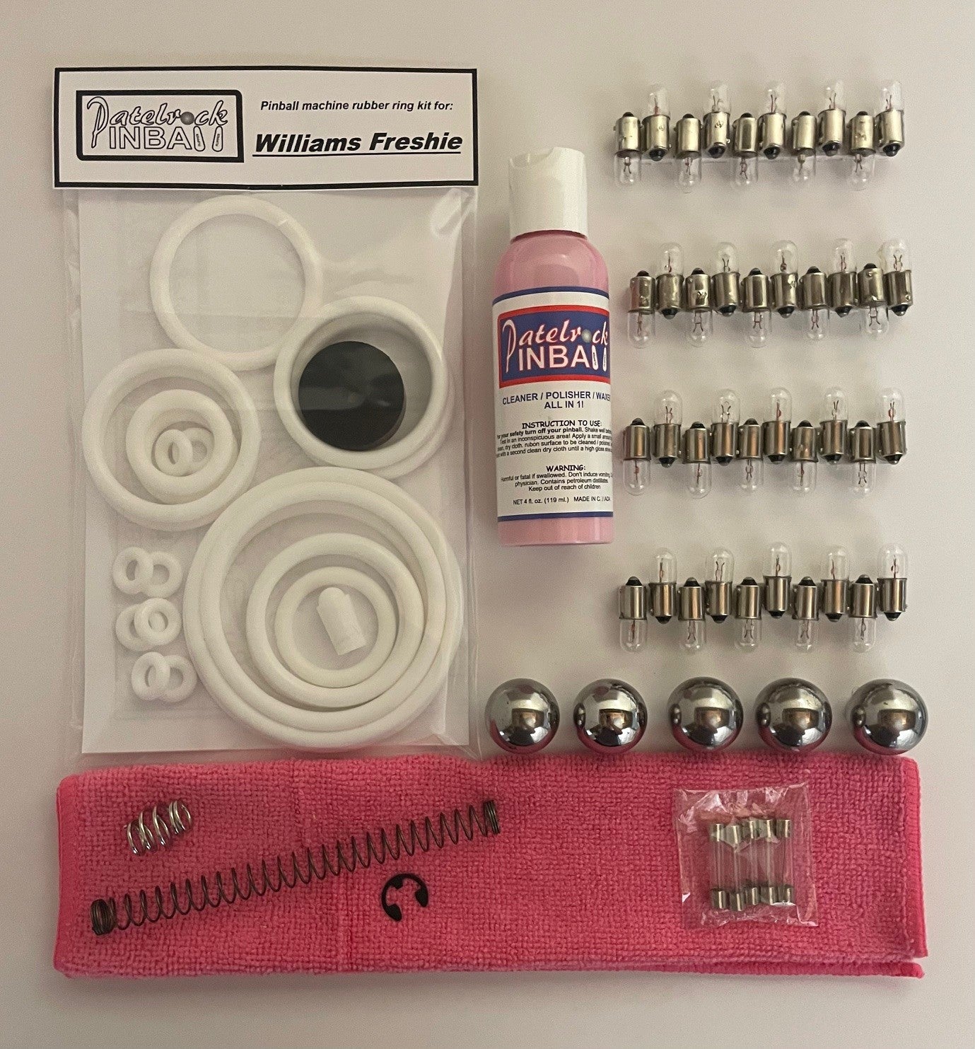 Williams Freshie Pinball Machine Maintenance Kit