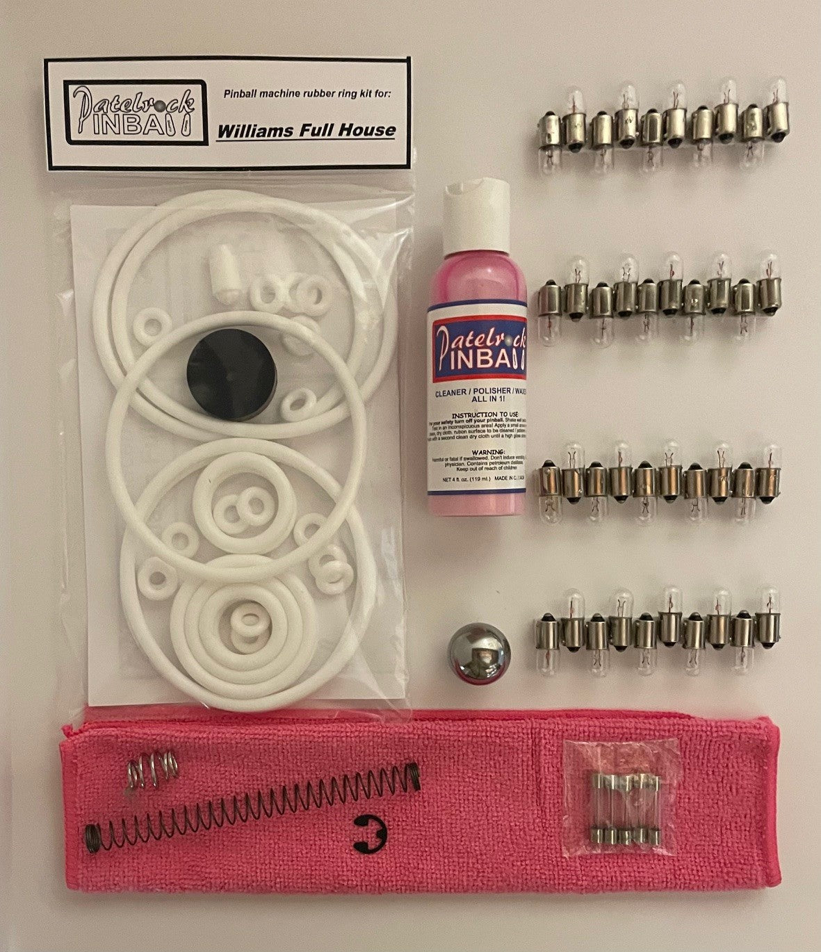 Williams Full House Pinball Machine Maintenance Kit