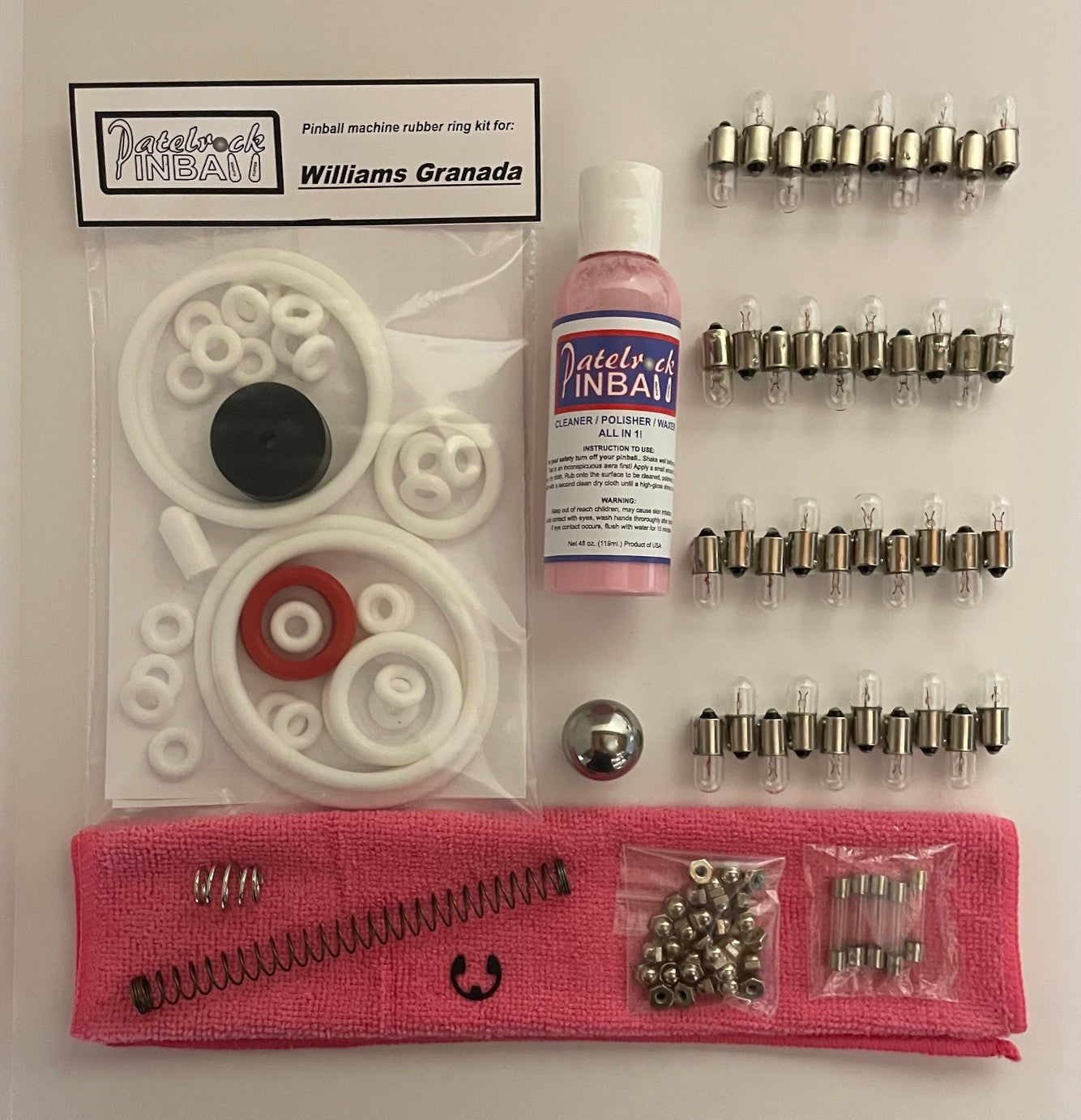 Williams Granada Pinball Machine Maintenance Kit