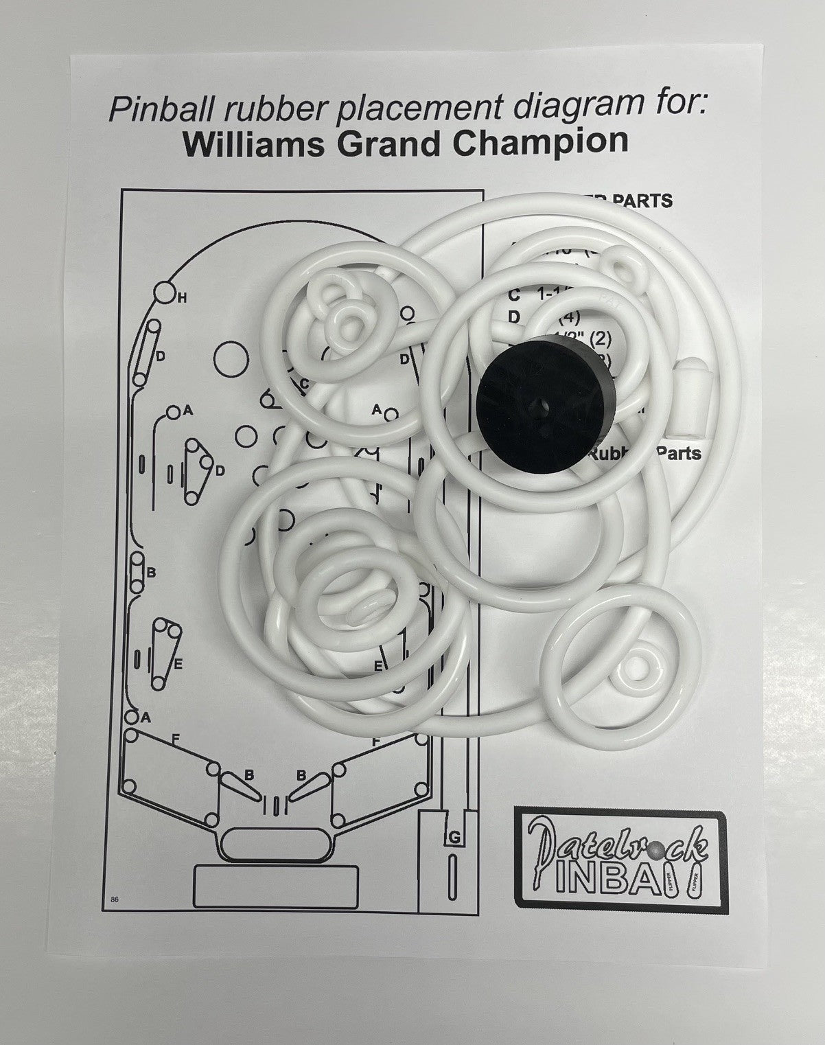 Williams Grand Champion Pinball Machine Maintenance Kit