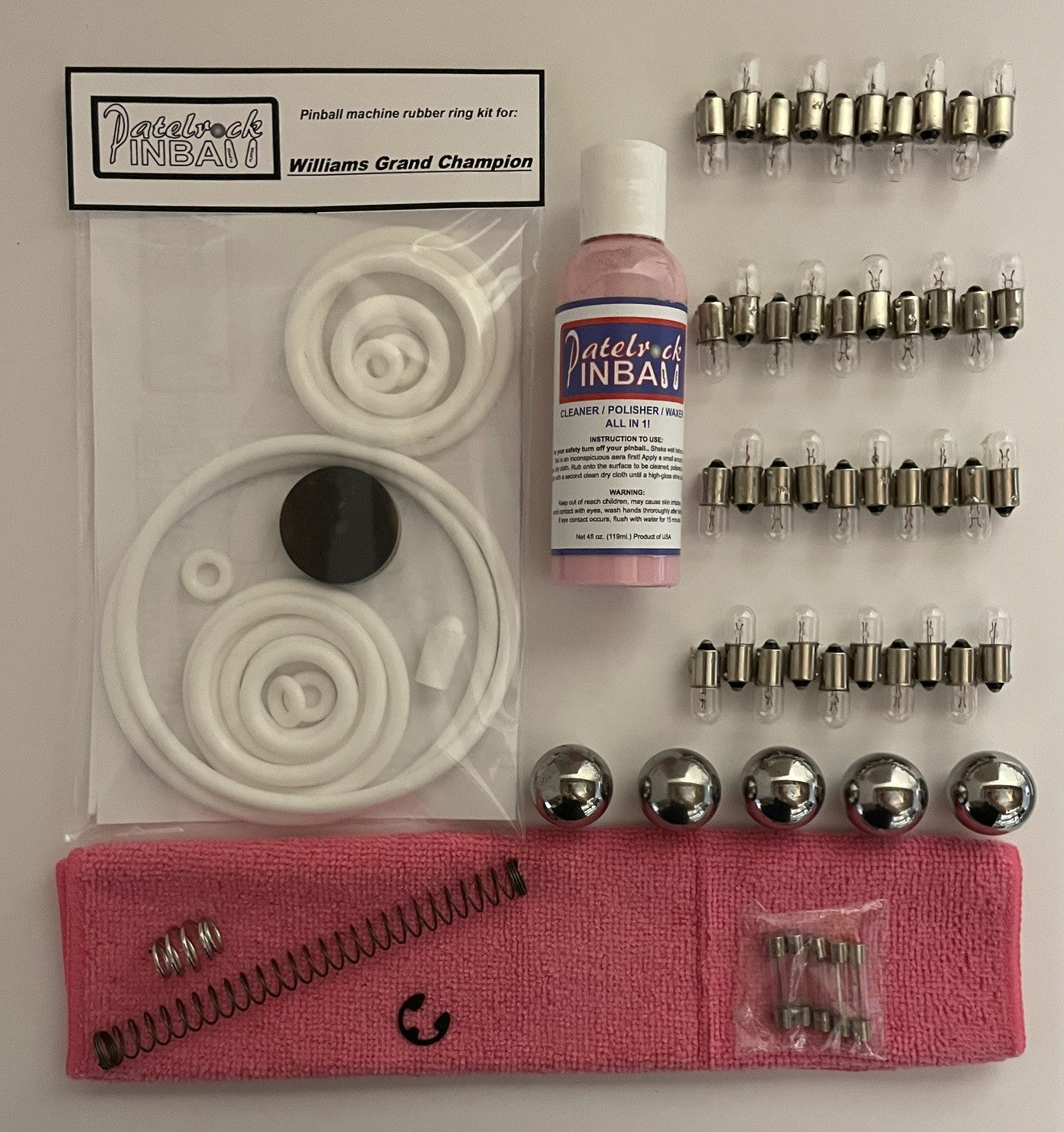 Williams Grand Champion Pinball Machine Maintenance Kit