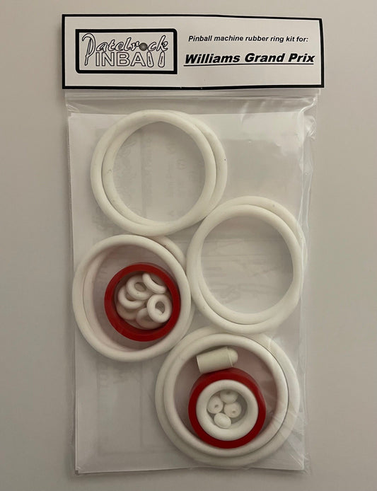 Williams Grand Prix Pinball Machine Rubber Ring Kit