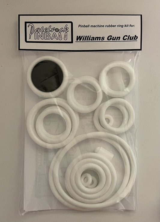 Williams Gun Club Pinball Machine Rubber Ring Kit