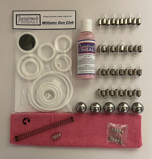 Williams Gun Club Pinball Machine Maintenance Kit