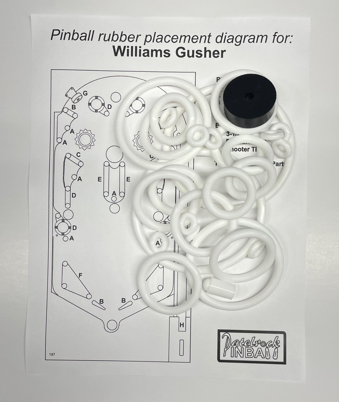 Williams Gusher Pinball Machine Maintenance Kit