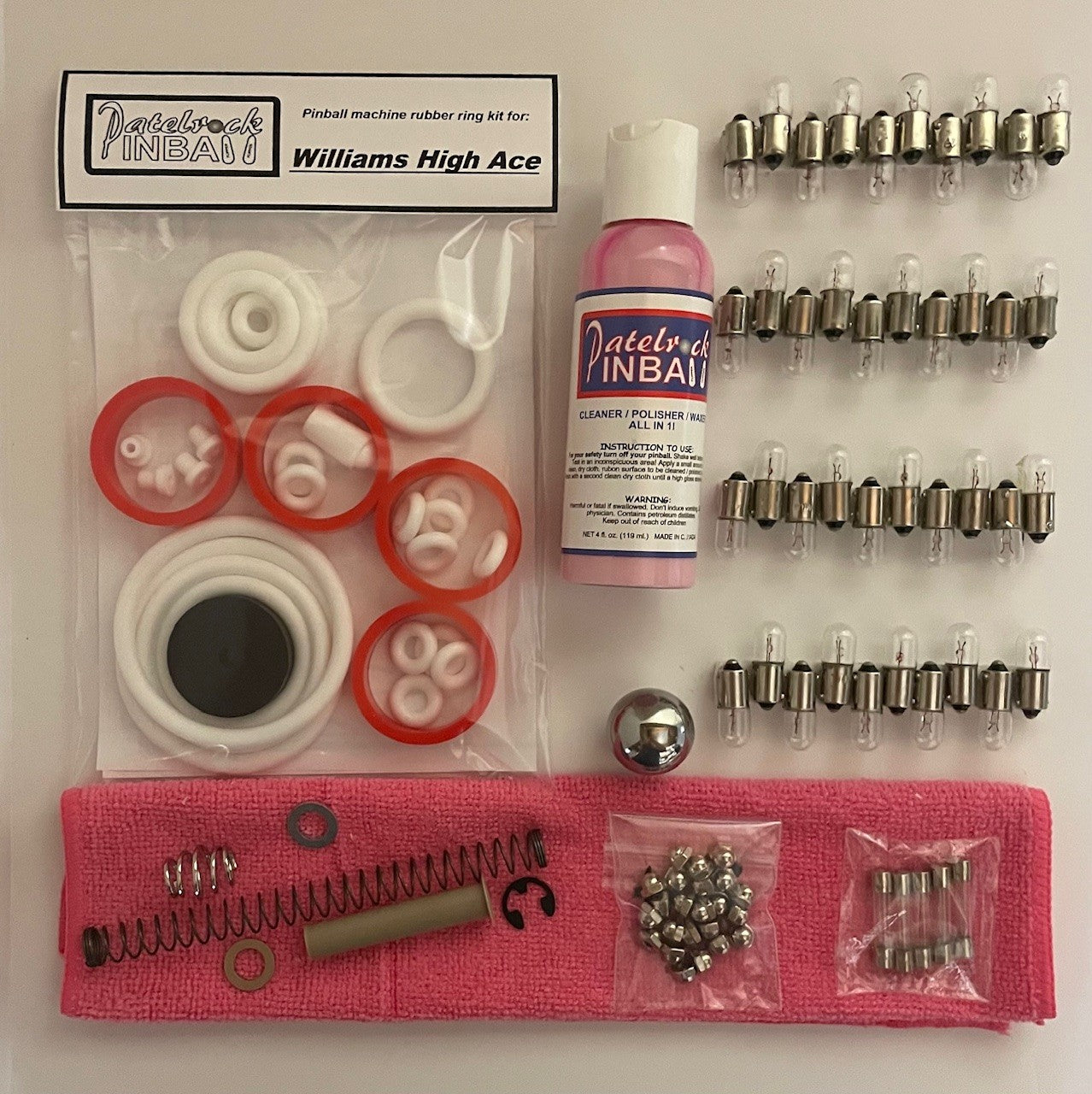 Williams High Ace Pinball Machine Maintenance Kit