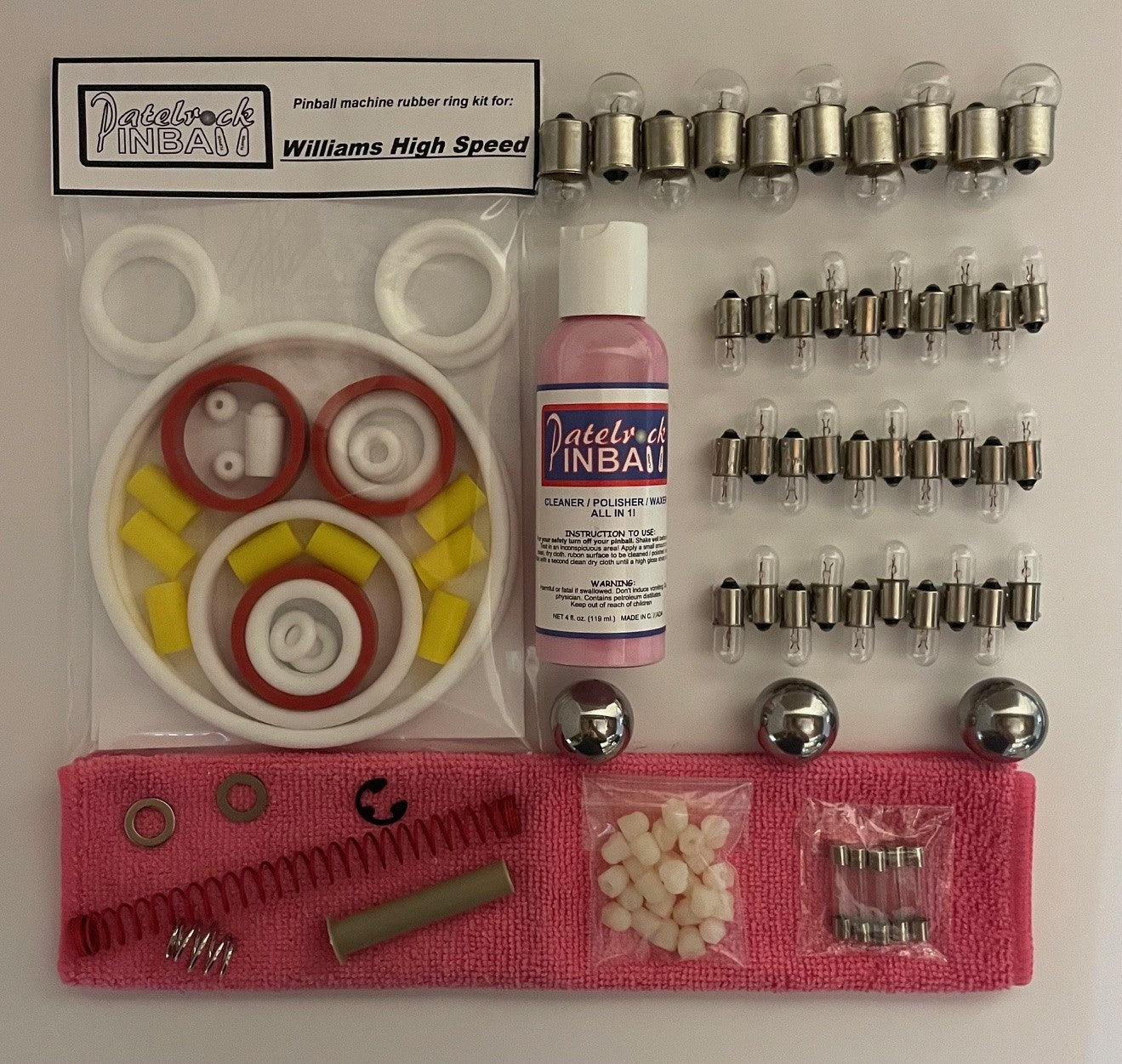 Williams High Speed Pinball Machine Maintenance Kit