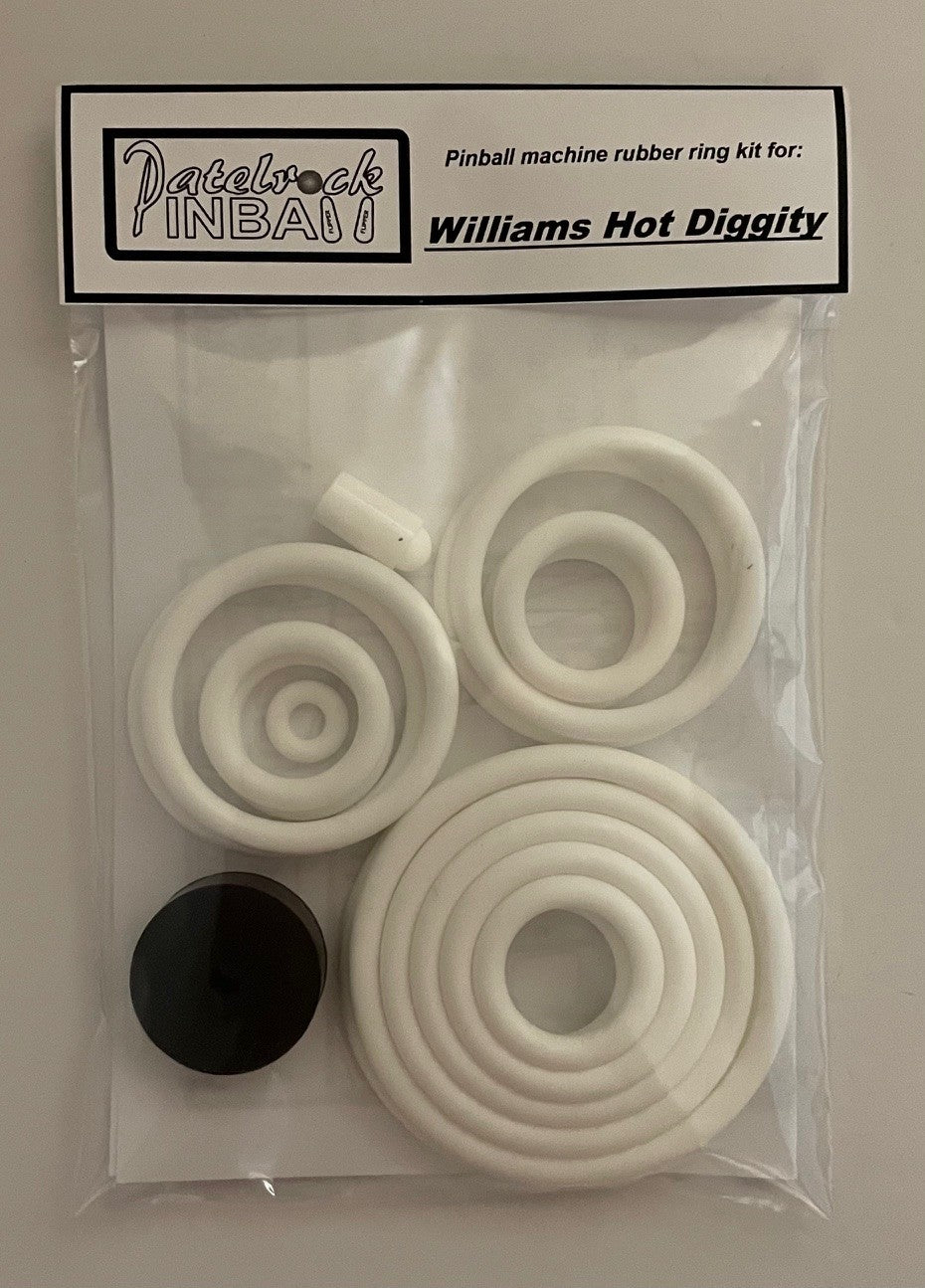 Williams Hot Diggity Pinball Machine Rubber Ring Kit