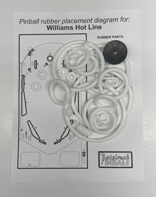 Williams Hot Line Pinball Machine Maintenance Kit