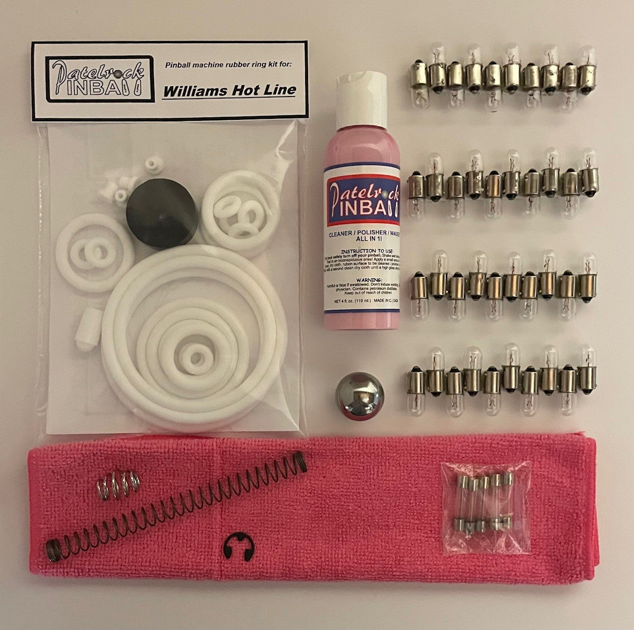 Williams Hot Line Pinball Machine Maintenance Kit