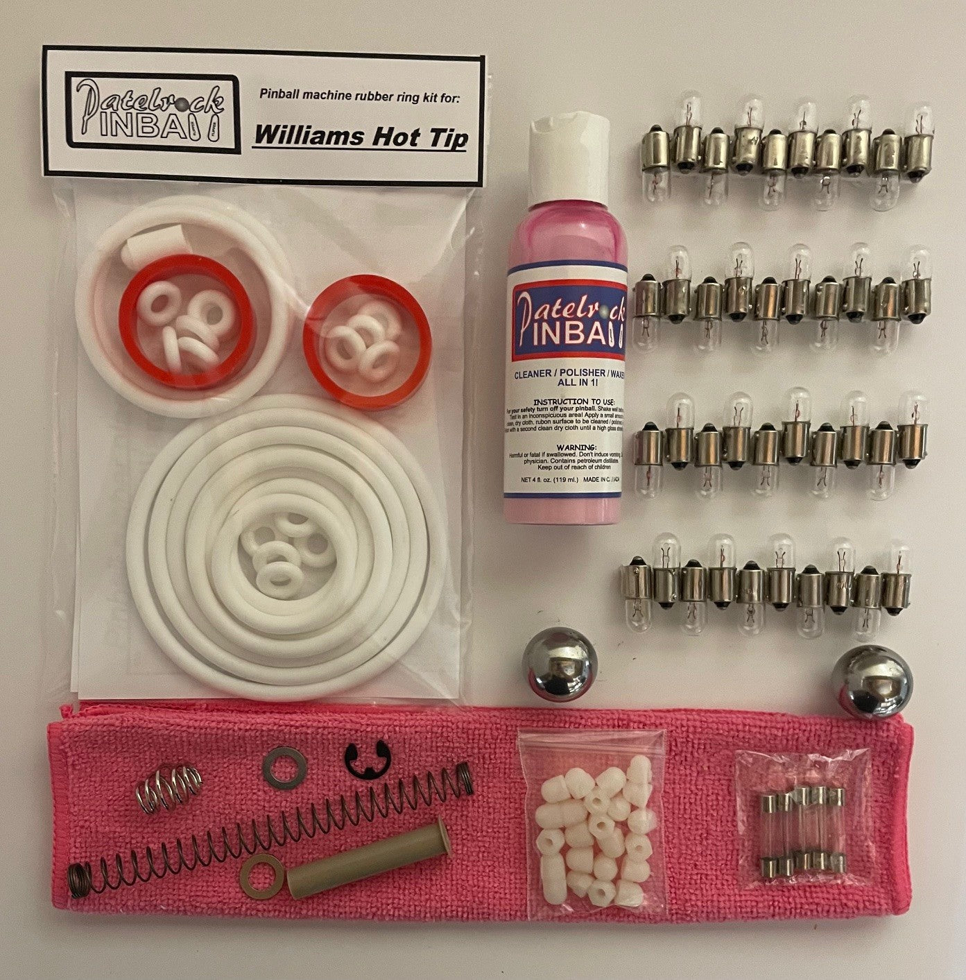 Williams Hot Tip (electromecanical) Pinball Machine Maintenance Kit