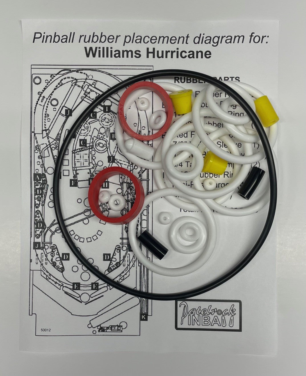 Williams Hurricane Pinball Machine Maintenance Kit