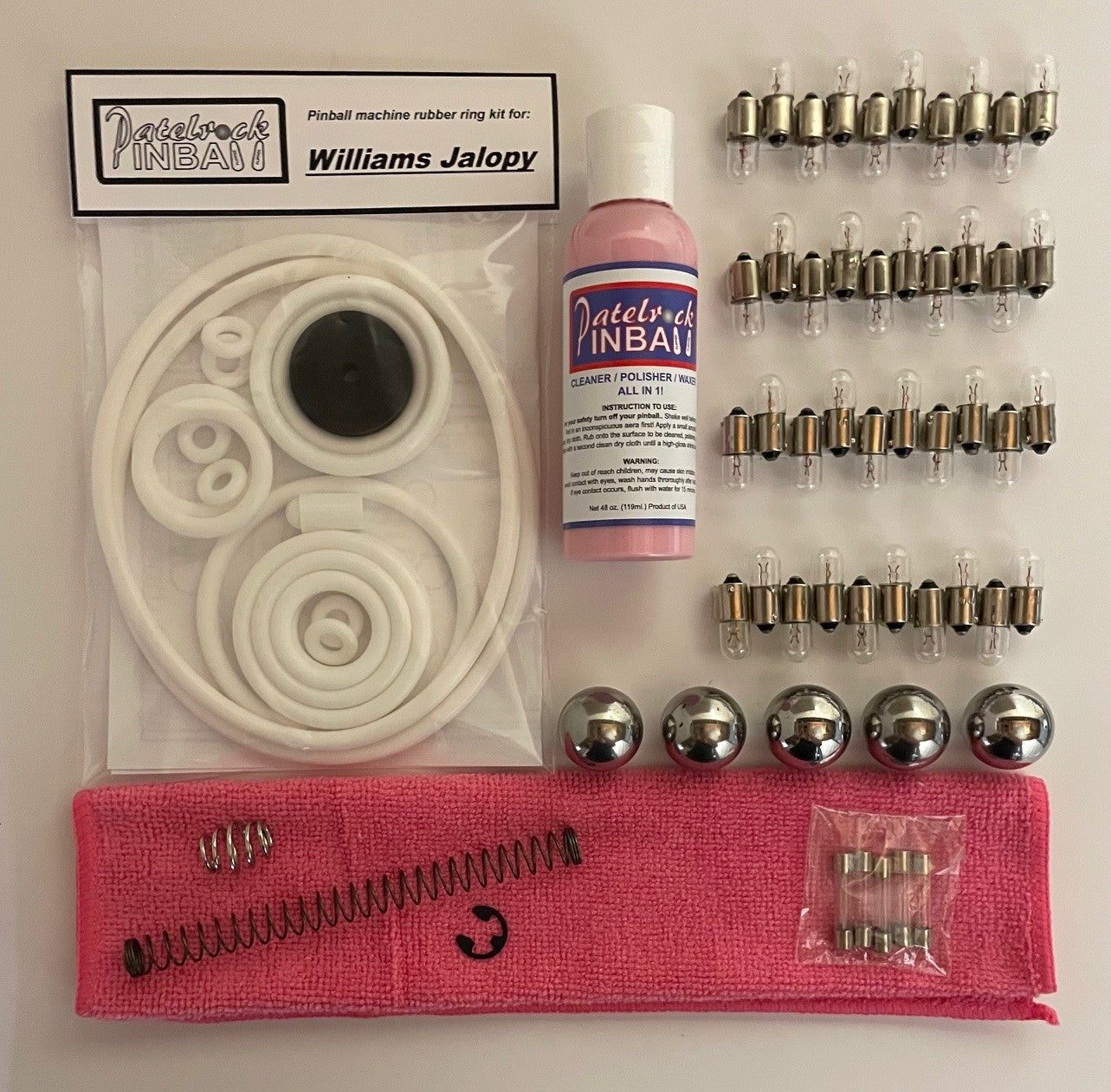 Williams Jalopy Pinball Machine Maintenance Kit