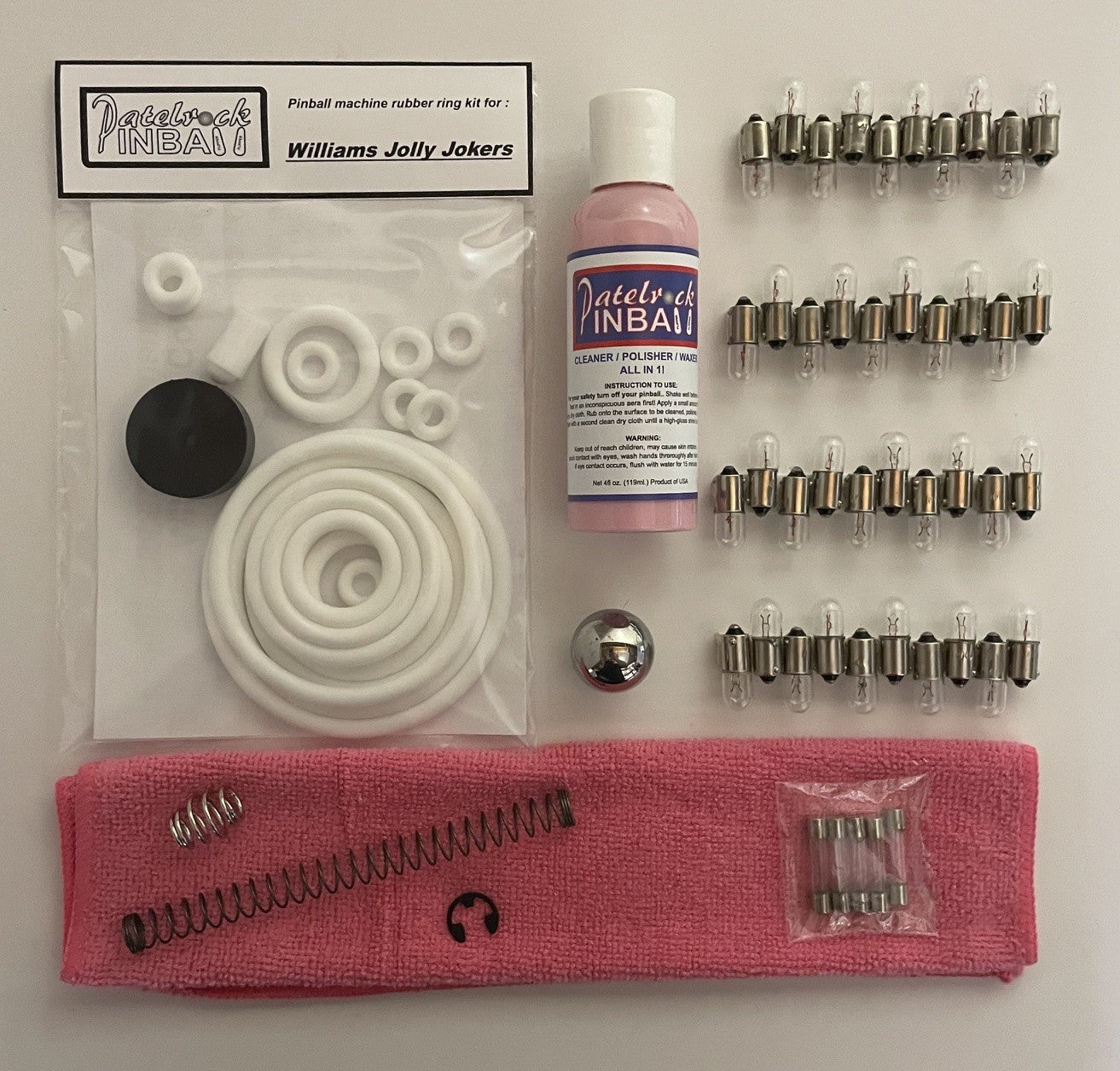 Williams Jolly Jokers Pinball Machine Maintenance Kit