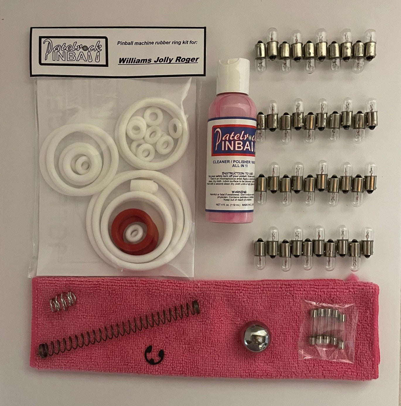 Williams Jolly Roger Pinball Machine Maintenance Kit