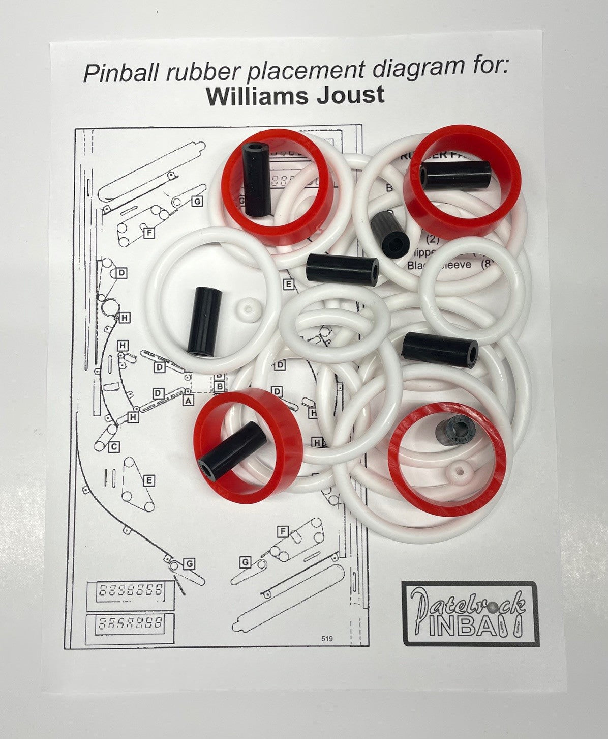 Williams Joust Pinball Machine Maintenance Kit