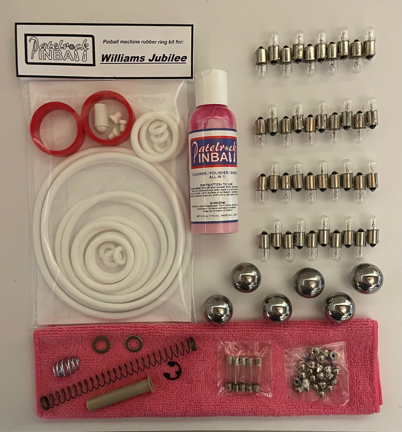 Williams Jubilee Pinball Machine Maintenance Kit