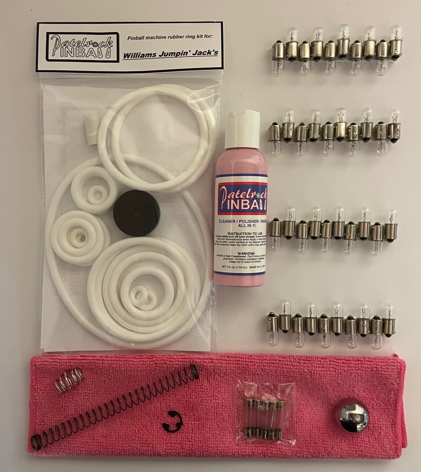 Williams Jumpin Jack's Pinball Machine Maintenance Kit
