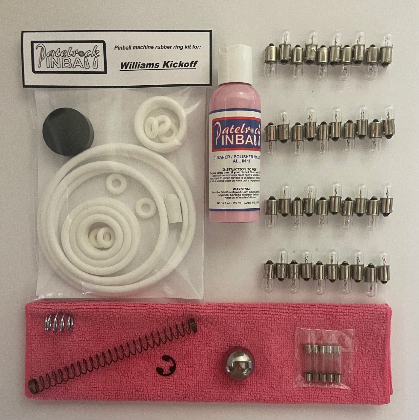 Williams Kickoff Pinball Machine Maintenance Kit