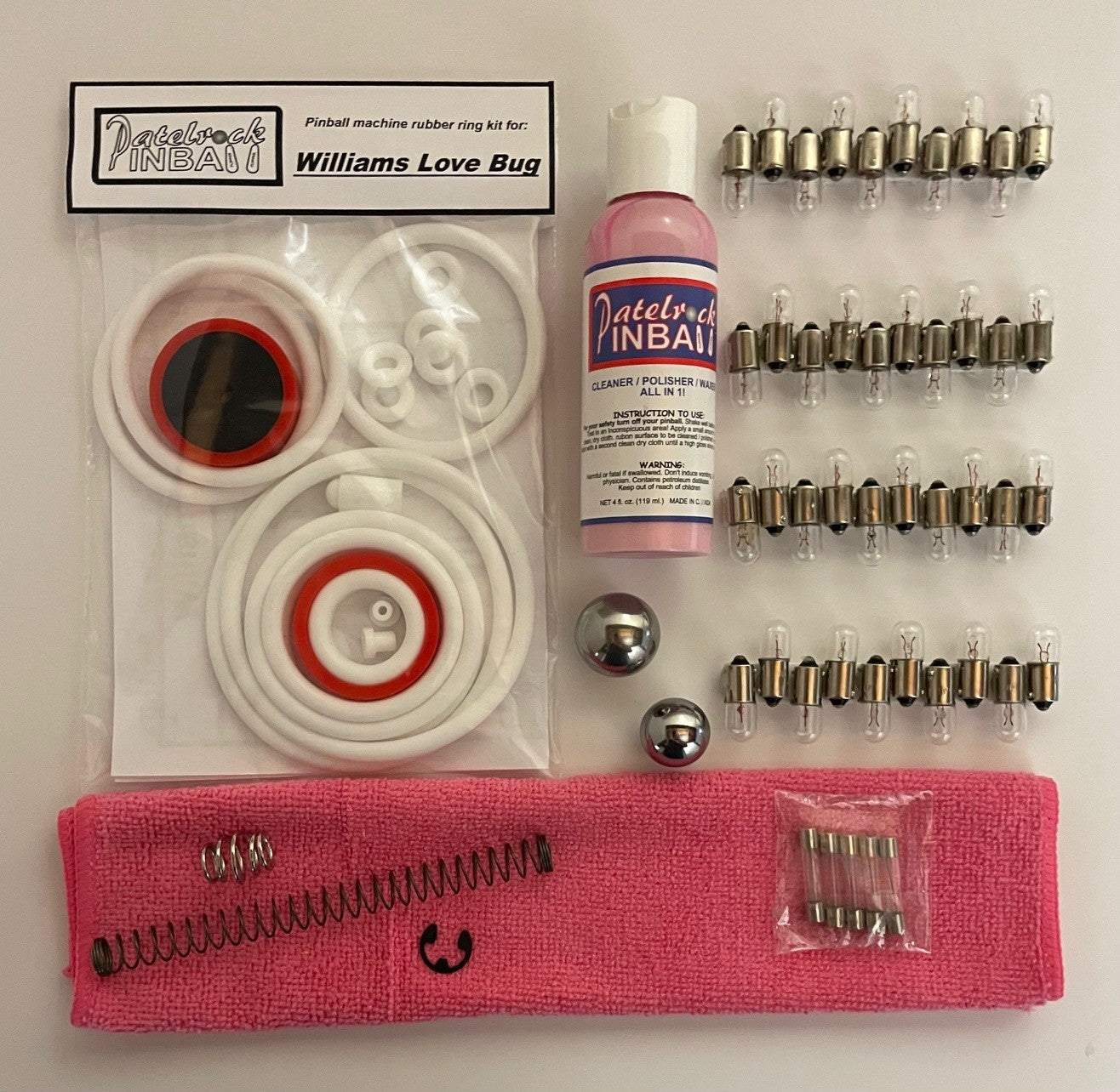 Williams Love Bug Pinball Machine Maintenance Kit