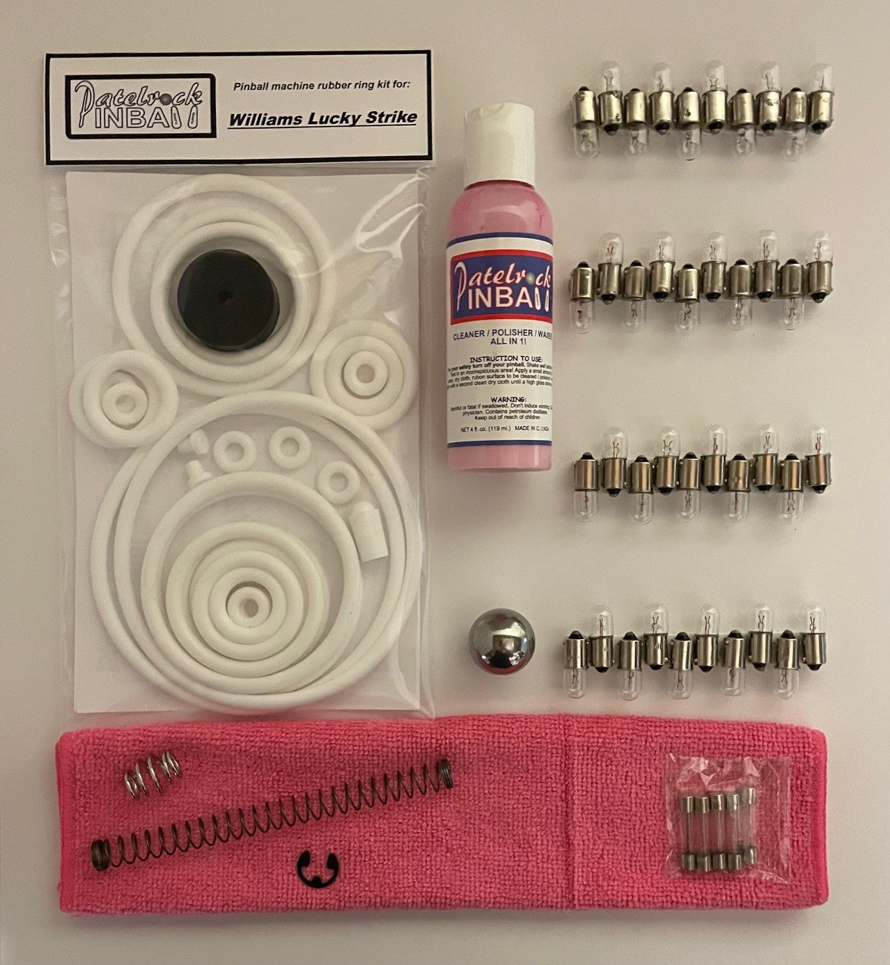 Williams Lucky Strike Pinball Machine Maintenance Kit