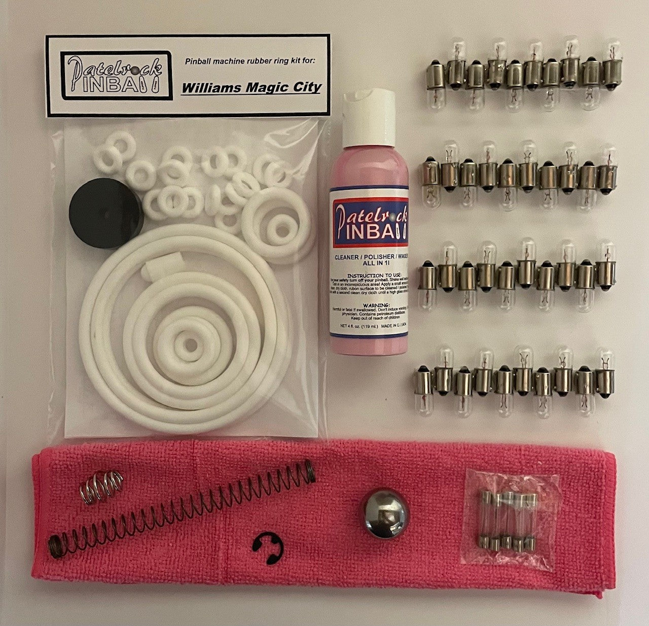 Williams Magic City Pinball Machine Maintenance Kit