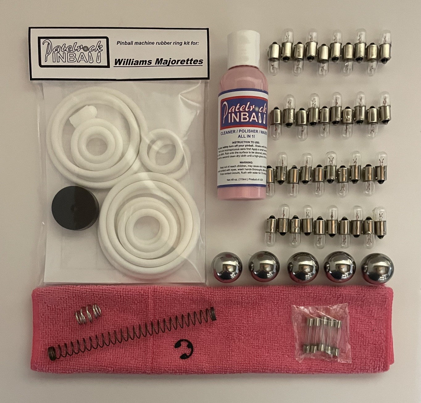 Williams Majorettes Pinball Machine Maintenance Kit
