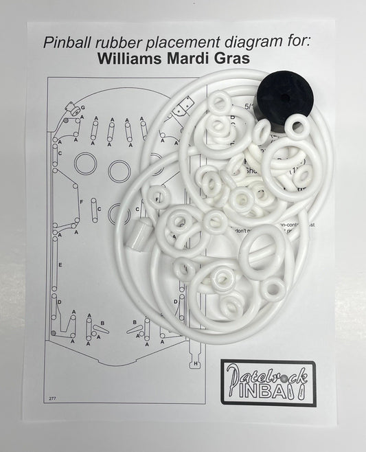 Williams Mardi Gras Pinball Machine Maintenance Kit