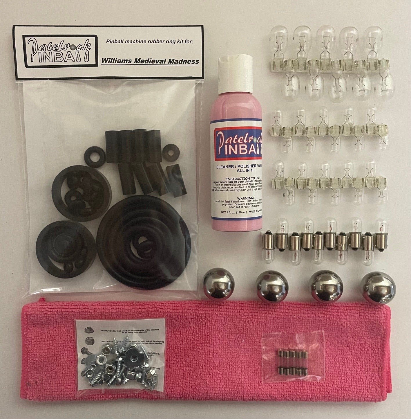 Williams Medieval Madness Pinball Machine Maintenance Kit
