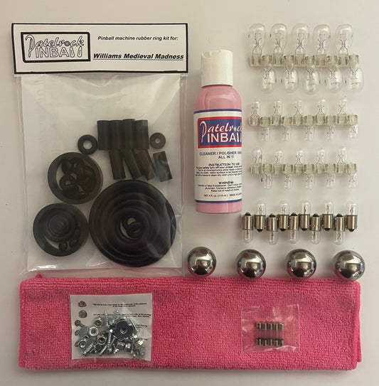 Williams Medieval Madness Pinball Machine Maintenance Kit