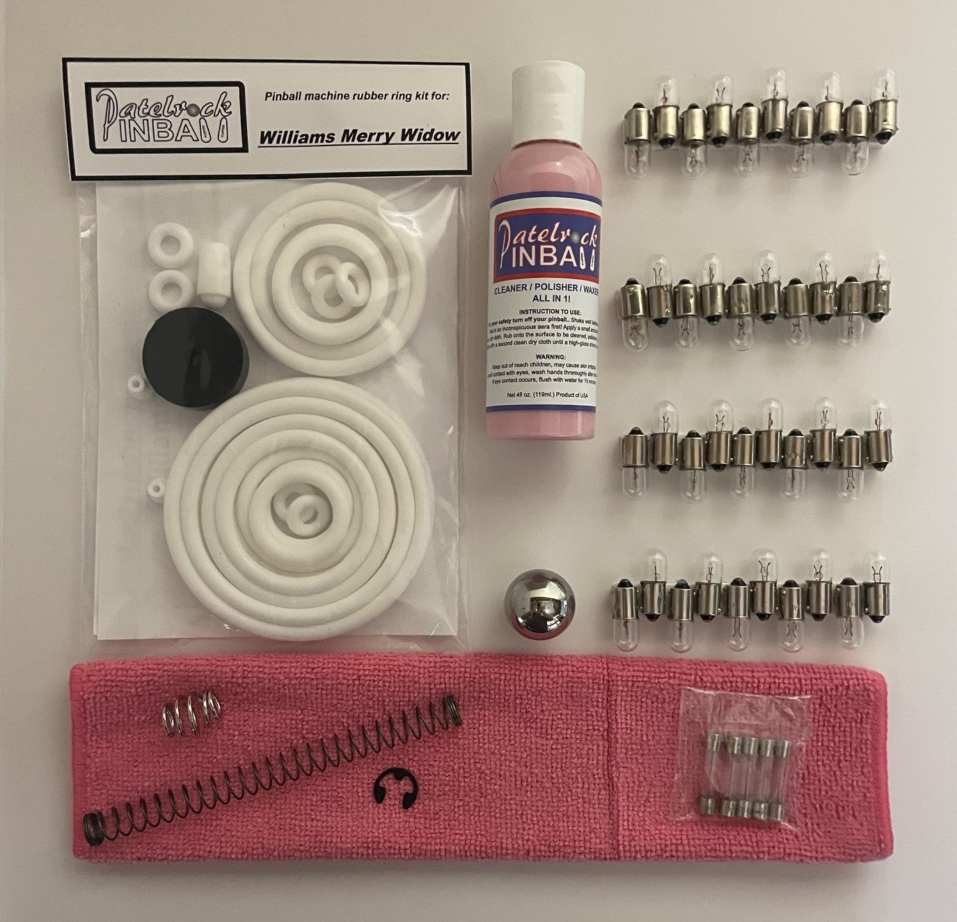 Williams Merry Widow Pinball Machine Maintenance Kit
