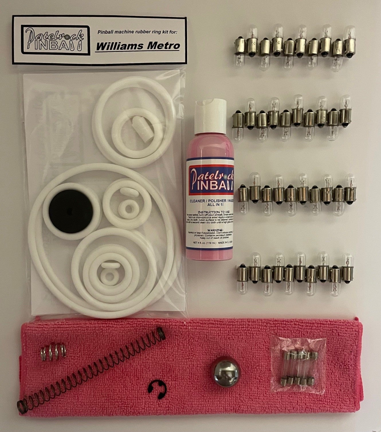 Williams Metro Pinball Machine Maintenance Kit