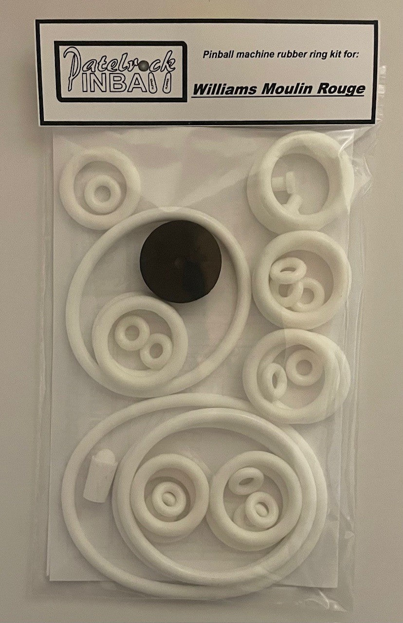 Williams Moulin Rouge Pinball Machine Rubber Ring Kit
