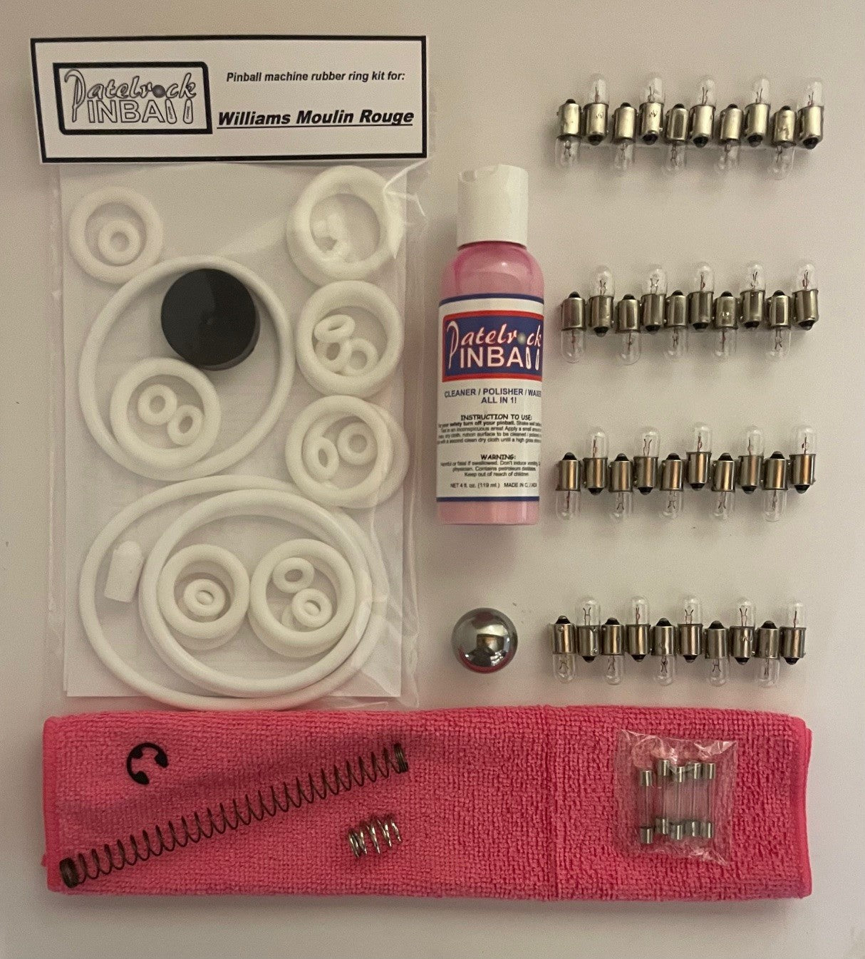 Williams Moulin Rouge Pinball Machine Maintenance Kit