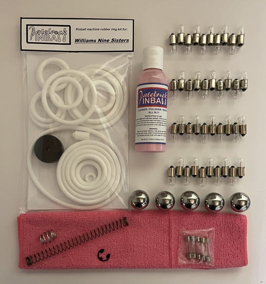 Williams Nine Sisters Pinball Machine Maintenance Kit