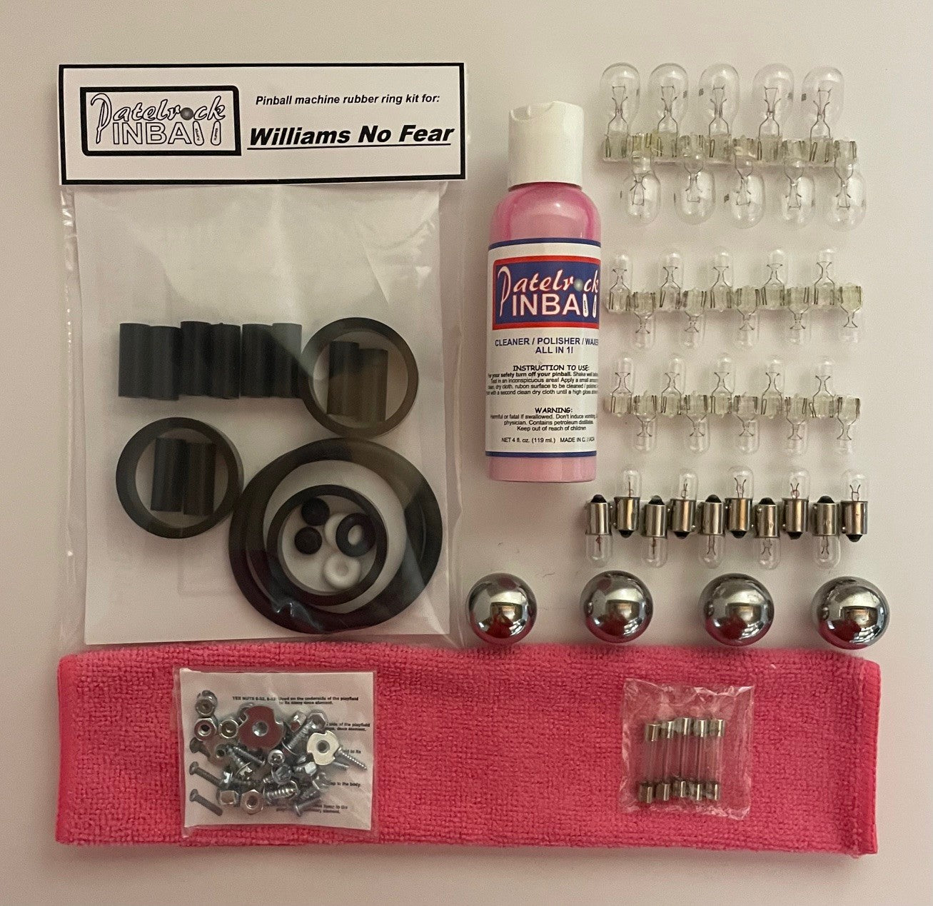Williams No Fear Dangerous Sports Pinball Machine Maintenance Kit
