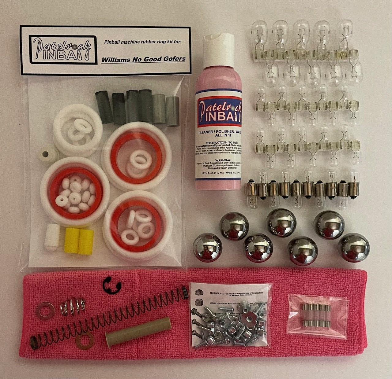 Williams No Good Gofers Pinball Machine Maintenance Kit