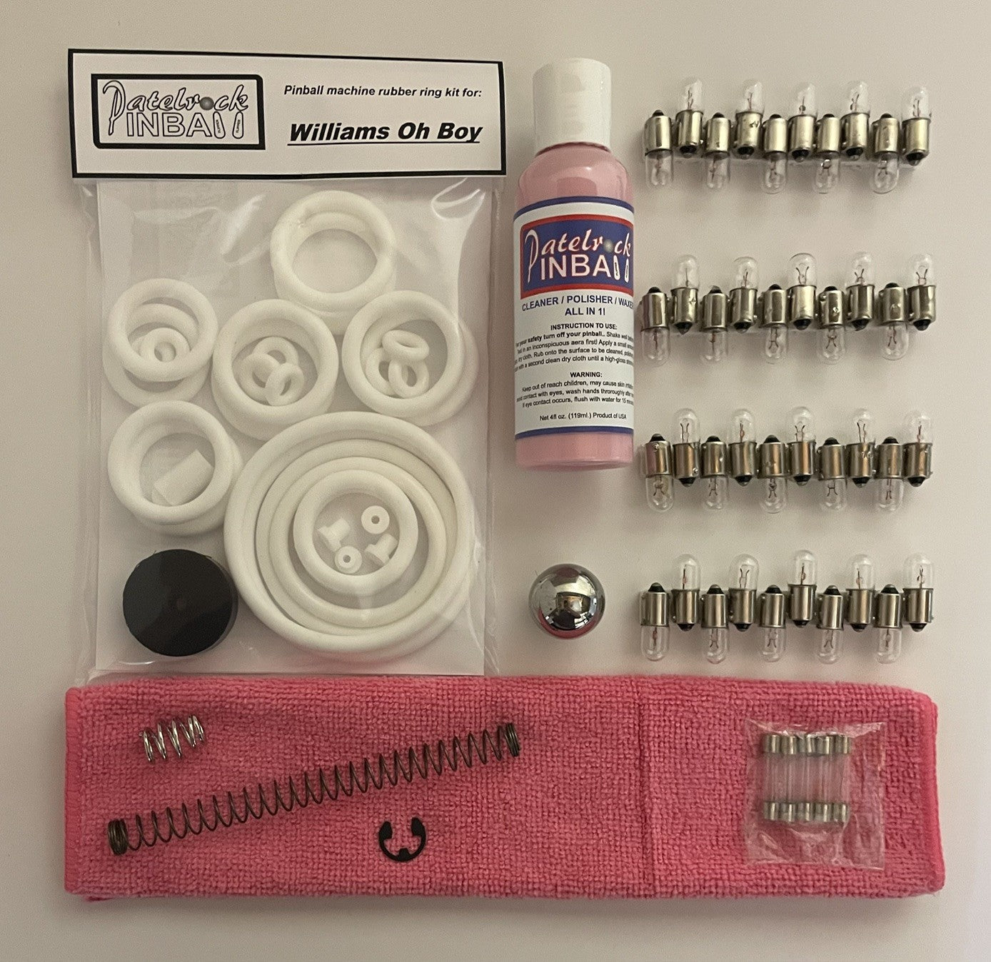Williams Oh Boy Pinball Machine Maintenance Kit