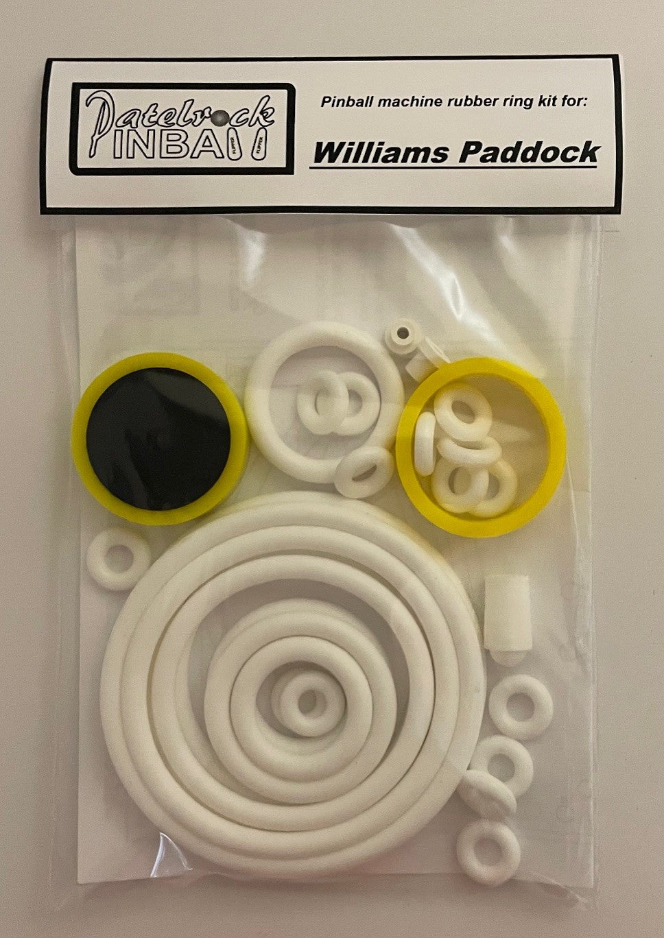 Williams Paddock Pinball Machine Rubber Ring Kit